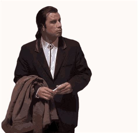 john travolta looking around gif